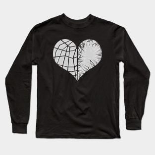 White Heart - Broken Hearts Long Sleeve T-Shirt